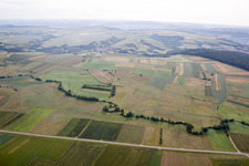 Vue aérienne de Beyren-lès-Sierck dans le département Moselle, France