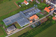 Vue aérienne de Jardinage à Winden dans le département Rhénanie-Palatinat, Allemagne