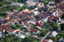 Quartier Heuchelheim in Heuchelheim-Klingen dans le département Rhénanie-Palatinat, Allemagne hors des airs