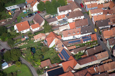 Quartier Heuchelheim in Heuchelheim-Klingen dans le département Rhénanie-Palatinat, Allemagne hors des airs