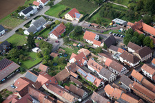 Quartier Heuchelheim in Heuchelheim-Klingen dans le département Rhénanie-Palatinat, Allemagne hors des airs