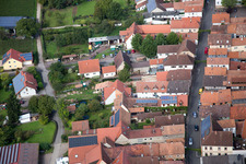 Vue aérienne de Quartier Heuchelheim in Heuchelheim-Klingen dans le département Rhénanie-Palatinat, Allemagne