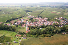 Vue aérienne de Quartier Klingen in Heuchelheim-Klingen dans le département Rhénanie-Palatinat, Allemagne
