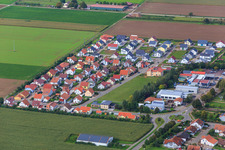 Vue aérienne de Chemin des colons à Steinweiler dans le département Rhénanie-Palatinat, Allemagne