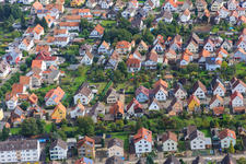 Vue aérienne de Haardtstr à Kandel dans le département Rhénanie-Palatinat, Allemagne