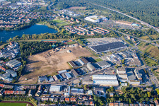 Photographie aérienne de Zone commerciale Schütte-Lanz-Park à Brühl dans le département Bade-Wurtemberg, Allemagne