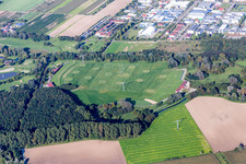 Vue aérienne de Club de golf St. Leon-Rot à Sankt Leon-Rot à le quartier Rot in St. Leon-Rot dans le département Bade-Wurtemberg, Allemagne
