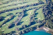 Vue oblique de Club de golf de Lußhardtsee à le quartier Rot in St. Leon-Rot dans le département Bade-Wurtemberg, Allemagne