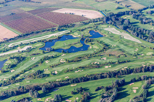 Vue oblique de Club de golf St. Leon-Rot à Sankt Leon-Rot à le quartier Rot in St. Leon-Rot dans le département Bade-Wurtemberg, Allemagne
