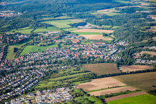 Vue aérienne de Alt-Wiesloch à le quartier Altwiesloch in Wiesloch dans le département Bade-Wurtemberg, Allemagne