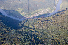 Vue aérienne de Quartier Lindach in Eberbach dans le département Bade-Wurtemberg, Allemagne