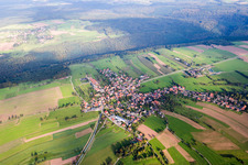 Vue aérienne de Quartier Schollbrunn in Waldbrunn dans le département Bade-Wurtemberg, Allemagne