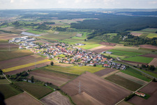 Vue aérienne de Quartier Unterhaid in Oberhaid dans le département Bavière, Allemagne