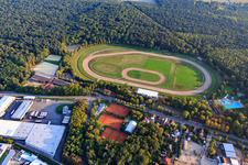 Vue aérienne de Circuit automobile de l'Association de sport automobile de Herxheim à Herxheim bei Landau dans le département Rhénanie-Palatinat, Allemagne