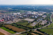 Vue aérienne de Vendenheim dans le département Bas Rhin, France