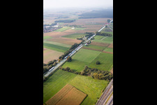 Enregistrement par drone de Vendenheim dans le département Bas Rhin, France