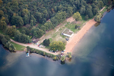 Vue aérienne de Stephansfeld dans le département Bas Rhin, France