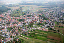 Vue oblique de Gries dans le département Bas Rhin, France