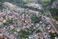 Bischwiller dans le département Bas Rhin, France vue d'en haut