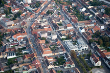 Bischwiller dans le département Bas Rhin, France d'en haut