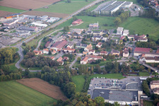 Bischwiller dans le département Bas Rhin, France vue d'en haut