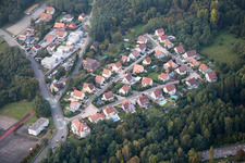 Bischwiller dans le département Bas Rhin, France vue du ciel
