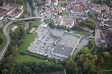 Oberhoffen-sur-Moder dans le département Bas Rhin, France d'en haut