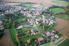 Neuhaeusel dans le département Bas Rhin, France hors des airs