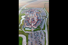 Photographie aérienne de Centre commercial Roppenheim The Style Outlets à Roppenheim dans le département Bas Rhin, France
