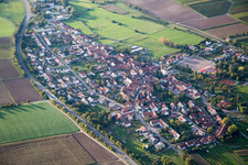 Vue oblique de Quartier Kapellen in Kapellen-Drusweiler dans le département Rhénanie-Palatinat, Allemagne