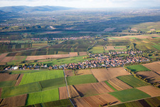 Quartier Kapellen in Kapellen-Drusweiler dans le département Rhénanie-Palatinat, Allemagne vue d'en haut