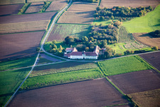 Vue aérienne de Atelier pour la vie assistée Atelier pour les talents cachés à but non lucratif GmbH à Haftelhof à Schweighofen dans le département Rhénanie-Palatinat, Allemagne