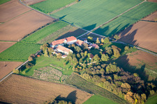 Atelier pour la vie assistée Atelier pour les talents cachés à but non lucratif GmbH à Haftelhof à Schweighofen dans le département Rhénanie-Palatinat, Allemagne vue d'en haut