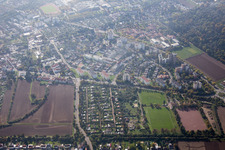 Vue aérienne de Quartier Neuhausen in Worms dans le département Rhénanie-Palatinat, Allemagne