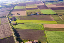 Vue aérienne de Groupe d'intérêt pour le vol ultraléger Bürstadt à Bürstadt dans le département Hesse, Allemagne