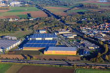 Vue aérienne de Lorsch dans le département Hesse, Allemagne