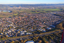 Lorsch dans le département Hesse, Allemagne d'en haut