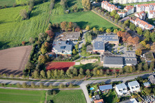 Vue aérienne de École Augusta Sybilla à Rastatt dans le département Bade-Wurtemberg, Allemagne