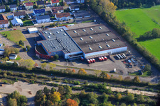 Vue aérienne de CLZ Hartmann et LINK GmbH + Co. KG à Rastatt dans le département Bade-Wurtemberg, Allemagne