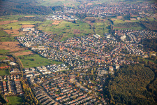 Vue aérienne de Quartier Reichenbach in Waldbronn dans le département Bade-Wurtemberg, Allemagne