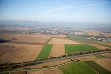 Vue aérienne de Reimerswiller dans le département Bas Rhin, France