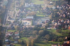 Soultz-sous-Forêts dans le département Bas Rhin, France vue d'en haut