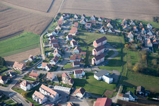 Enregistrement par drone de Soultz-sous-Forêts dans le département Bas Rhin, France