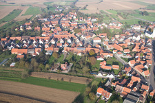 Photographie aérienne de Rittershoffen dans le département Bas Rhin, France