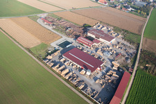 Photographie aérienne de Niederrœdern dans le département Bas Rhin, France