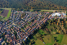 Vue aérienne de Anneau romain à Berg dans le département Rhénanie-Palatinat, Allemagne