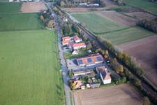 Vue aérienne de Steinfeld dans le département Rhénanie-Palatinat, Allemagne