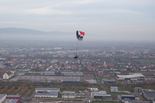 Vue oblique de Quartier Queichheim in Landau in der Pfalz dans le département Rhénanie-Palatinat, Allemagne