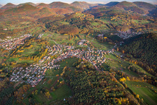 Vue aérienne de Quartier Gossersweiler in Gossersweiler-Stein dans le département Rhénanie-Palatinat, Allemagne
