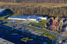 Enregistrement par drone de Zone industrielle de Horst, Alfa Aesar GmbH à le quartier Minderslachen in Kandel dans le département Rhénanie-Palatinat, Allemagne